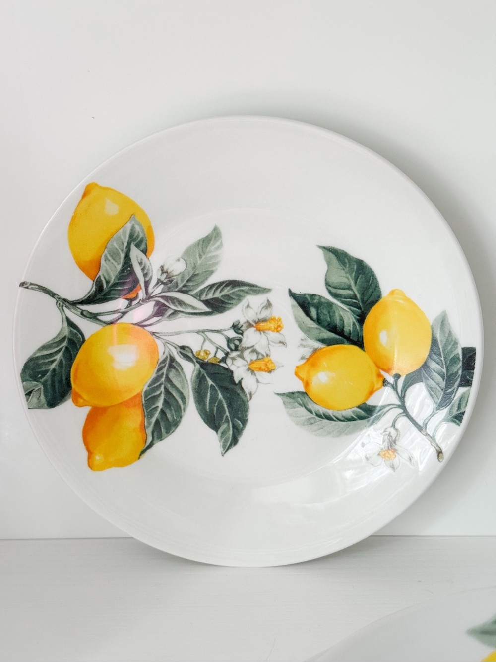 Royal Norfolk Lemon Branch Salad Plates - 3 qty